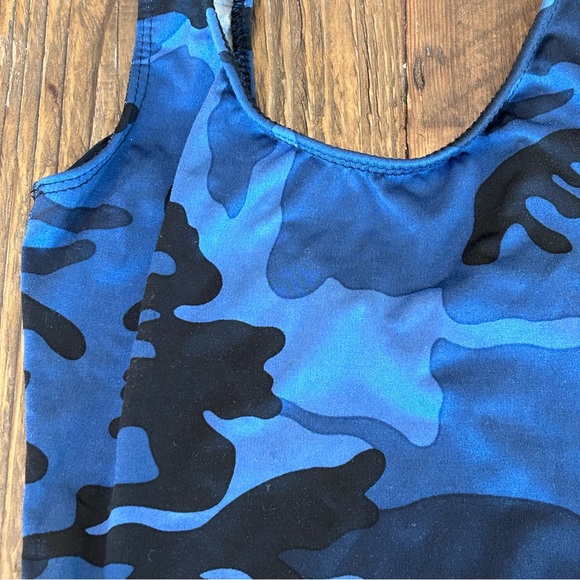 KIDS CAMOUFLAGE ONE PIECE BATHING SUIT - Picture 3 of 4